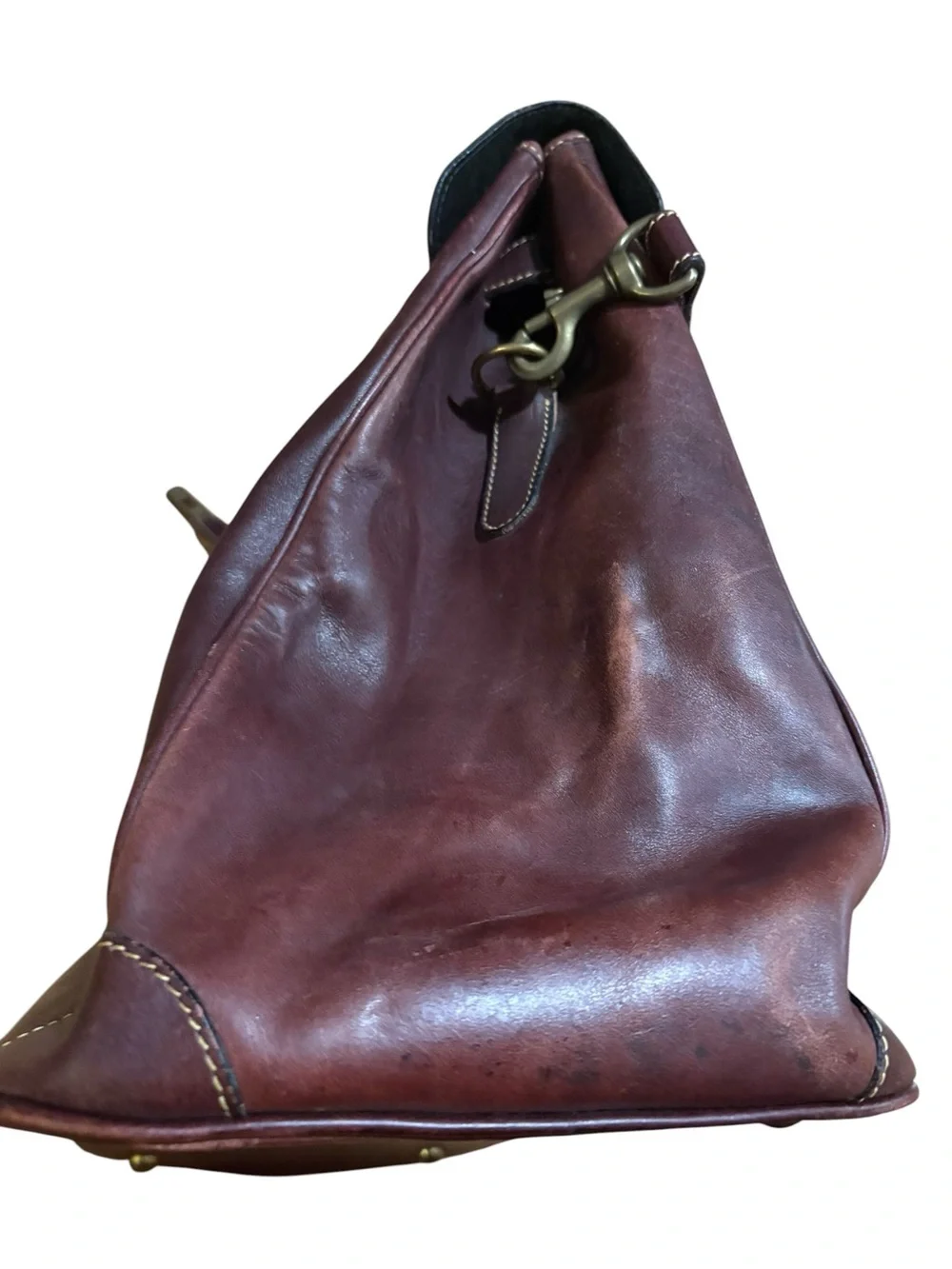 Vintage Holland Brothers Leather Polo Bag